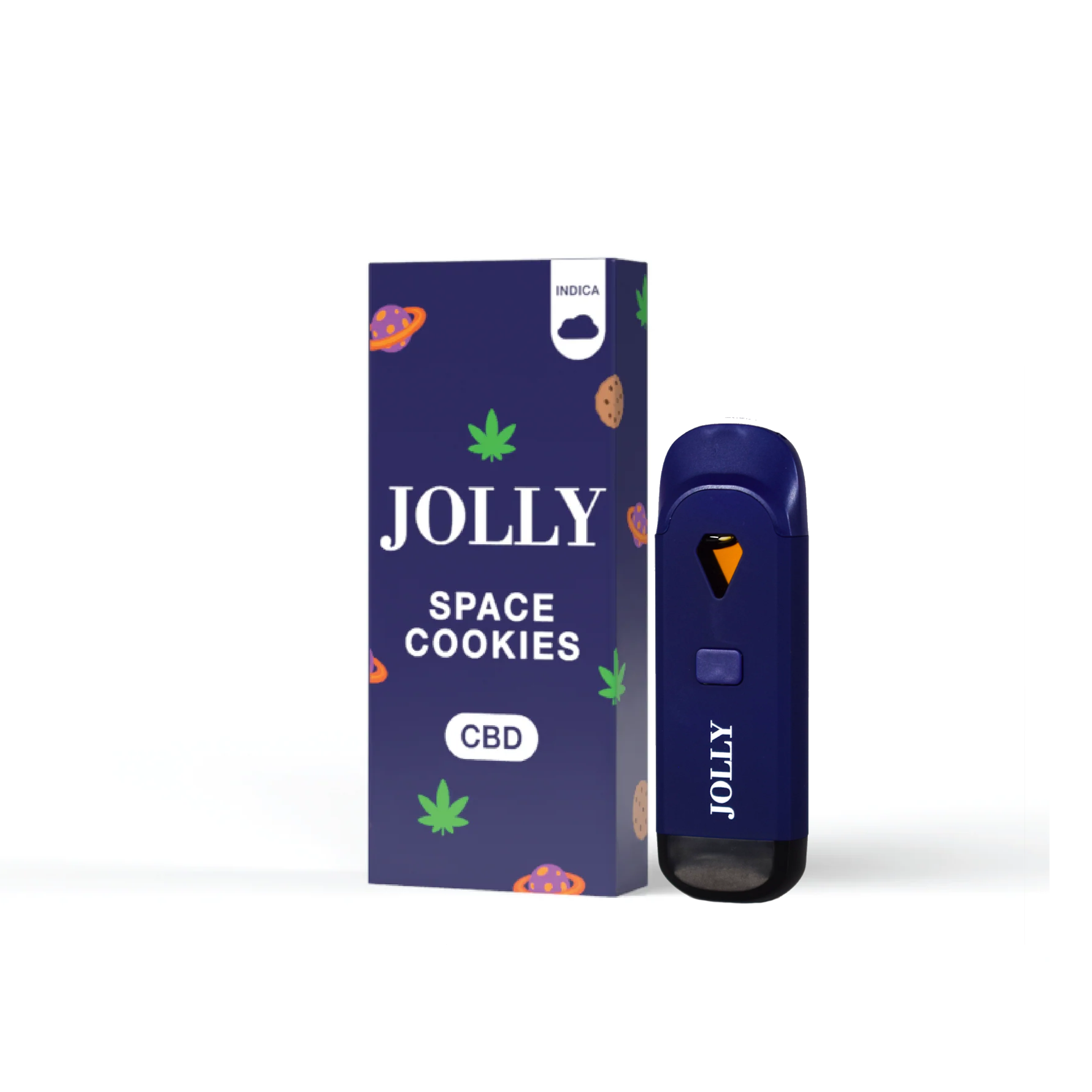 Jolly Hemp CBD Disposable Vape Pen 2000mg Space Cookies Indica