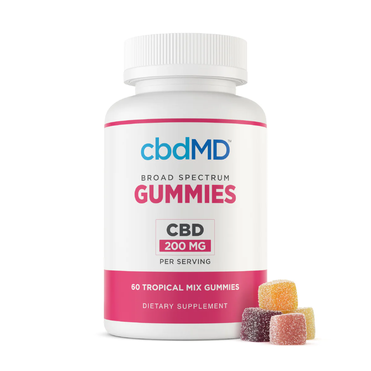 Cbdmd Gummies Tropical 6000mg Barrels Organics